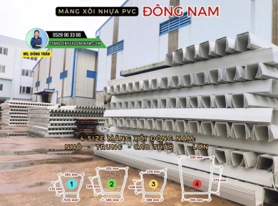 Máng xối nhựa mua ở đâu chất lượng? Liên hệ Đông Nam