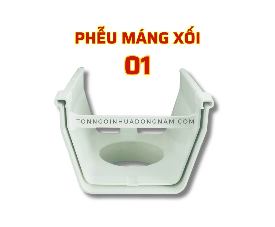 phễu máng xối nhựa PVC size nhỏ