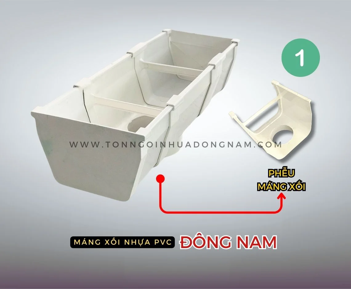  Phễu Máng Xối Nhựa PVC