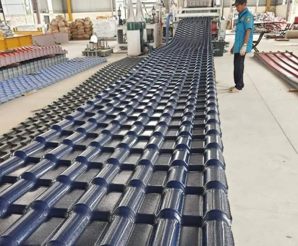 ngói nhựa màu xám