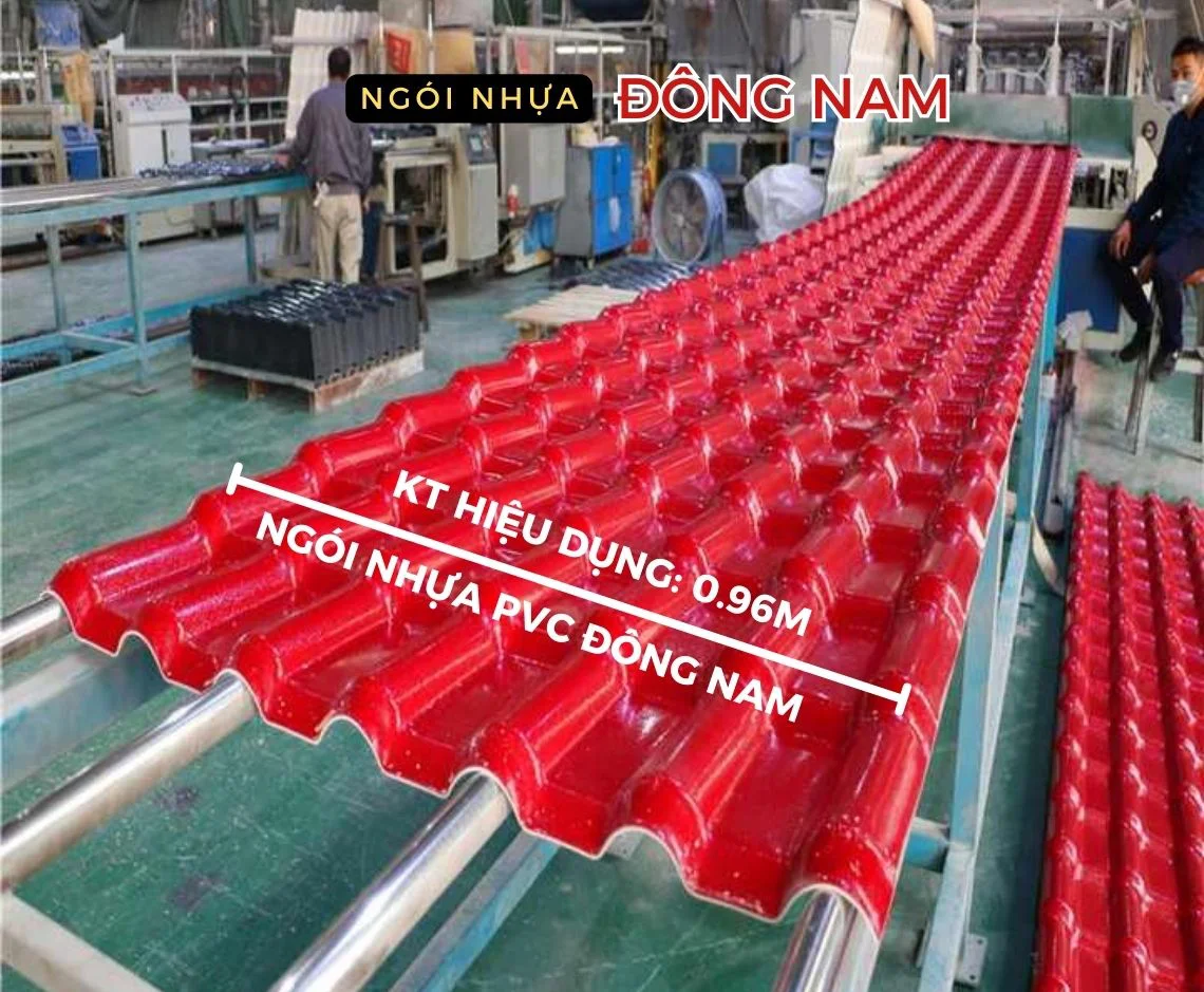 quy cách ngói nhựa pvc asa