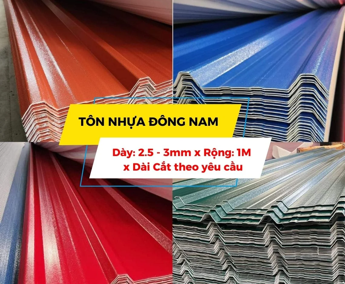 Tôn nhựa lợp nhà