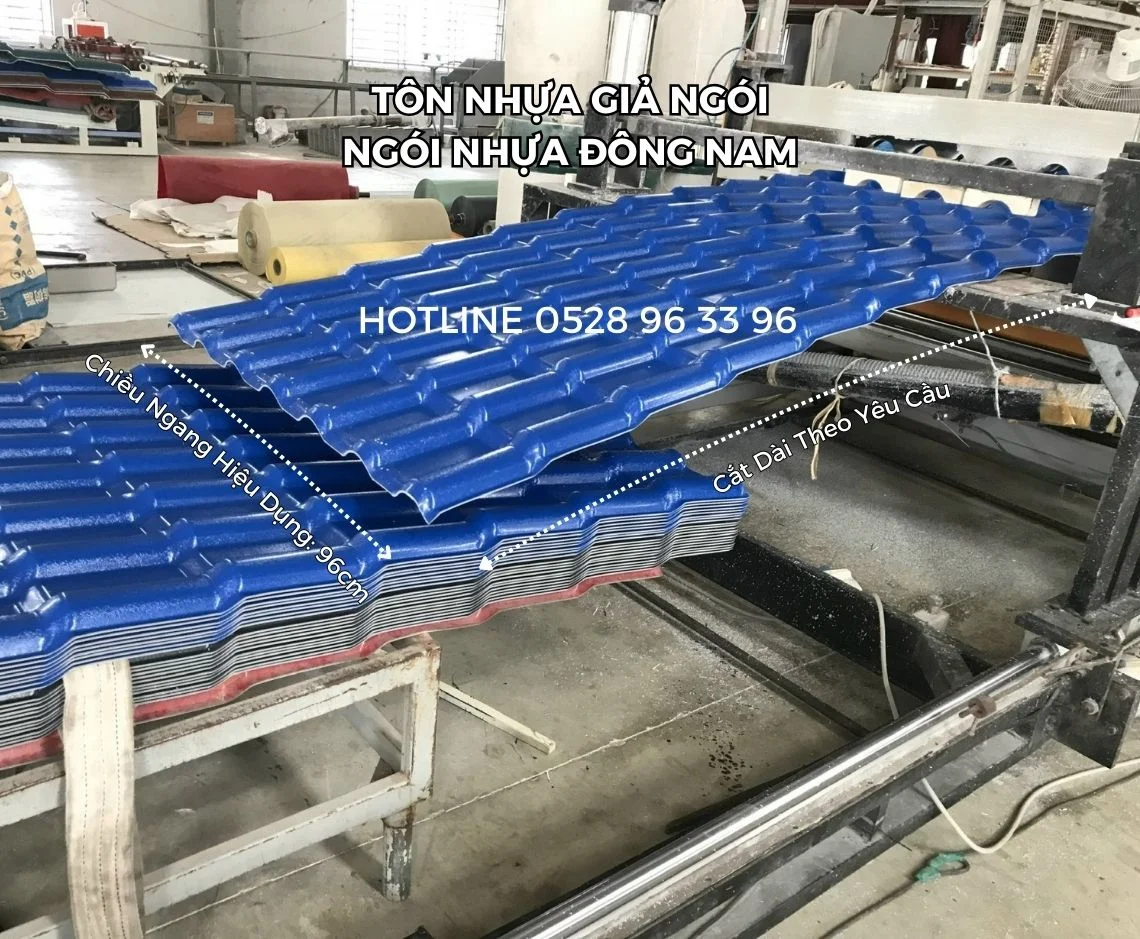 Tôn nhựa giả ngói