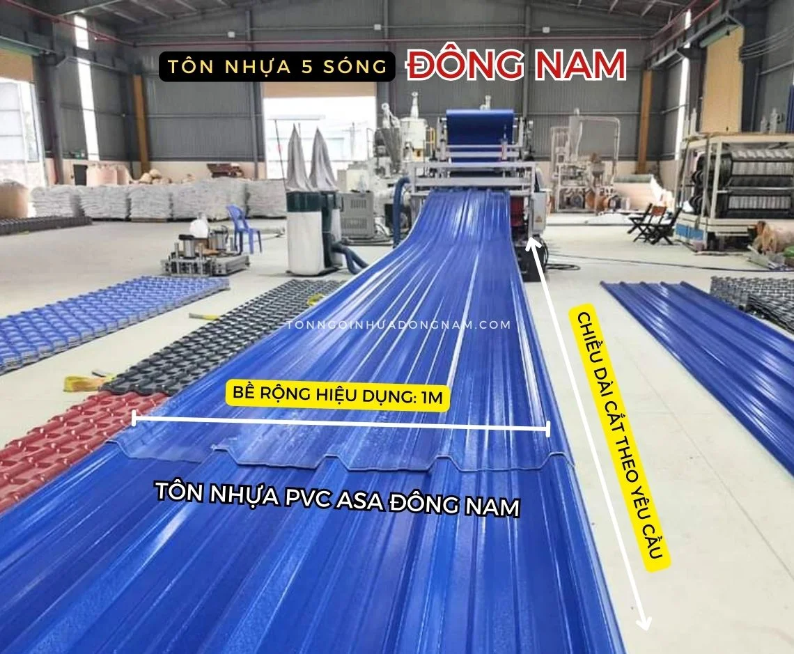 Tôn Ngói Nhựa Đông Nam