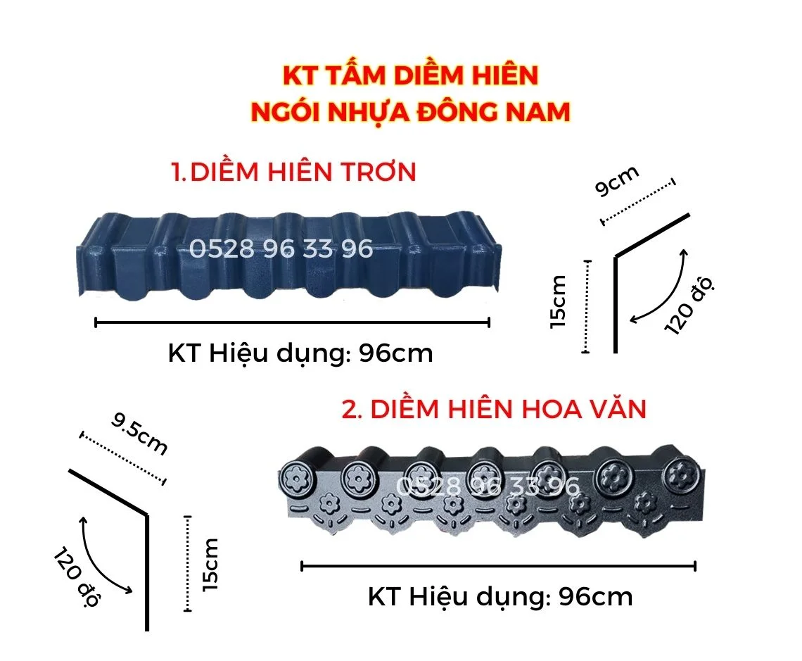 Phụ kiện ngói nhựa PVC