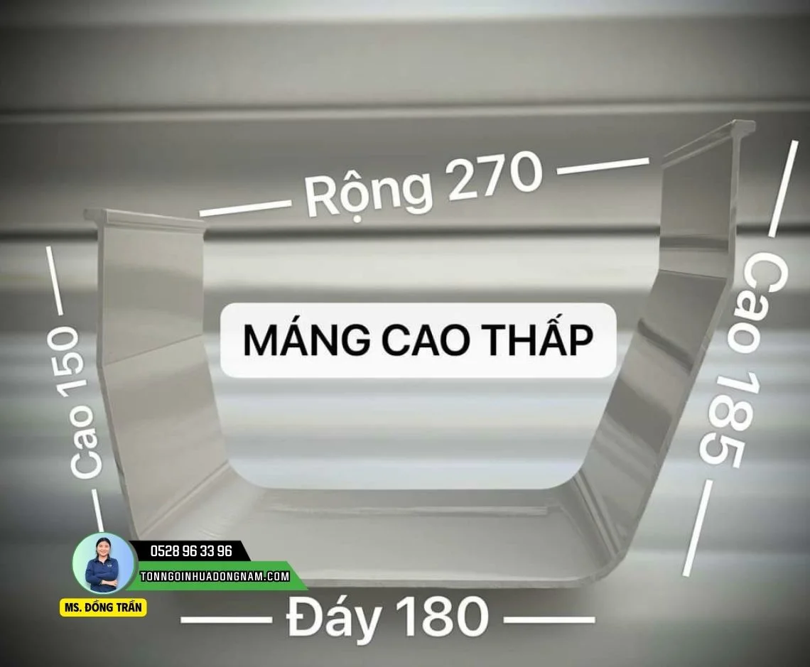 Máng xối nhựa PVC