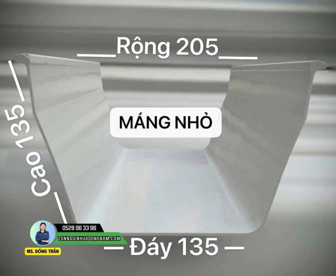 Máng xối nhựa PVC