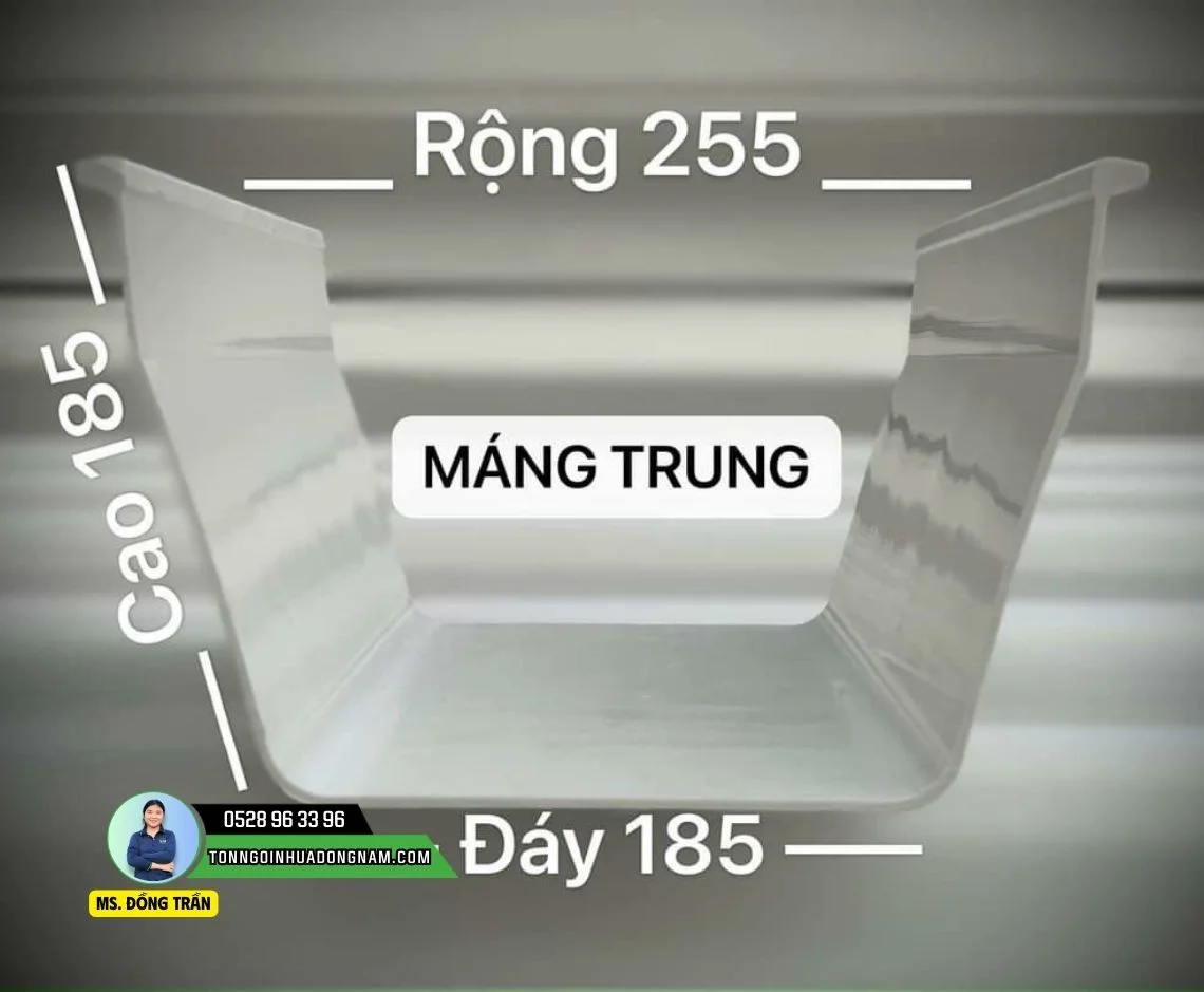 Máng xối nhựa PVC