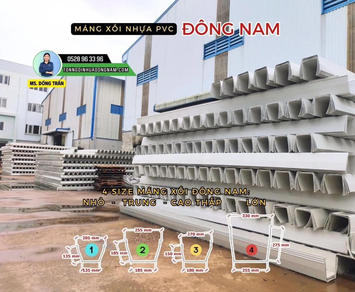 Máng xối nhựa PVC