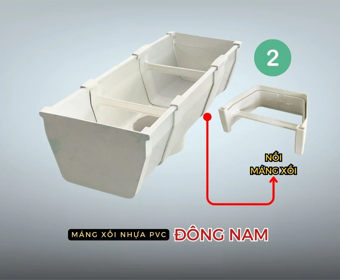 Phụ kiện máng xối nhựa PVC
