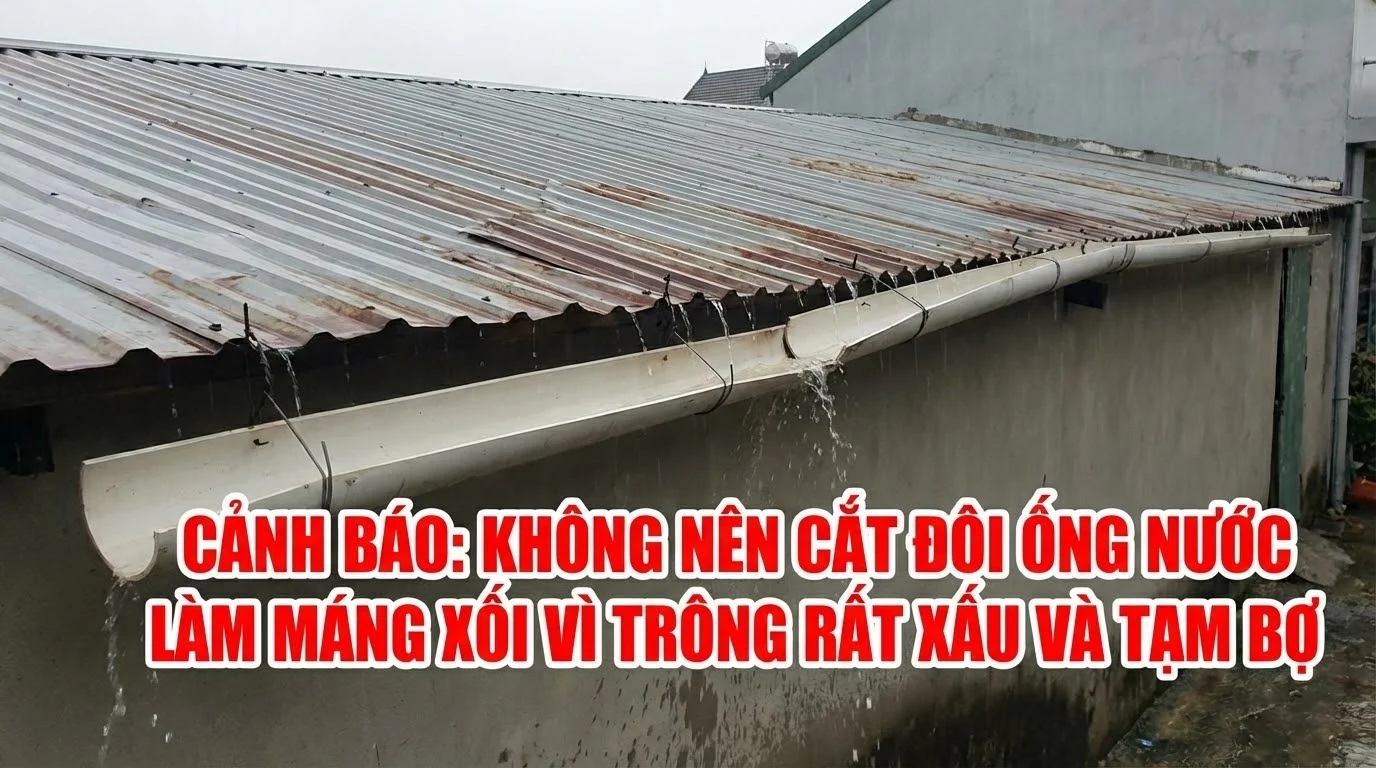 máng xối pvc
