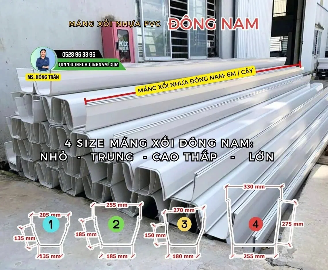 giá máng xối nhựa composite