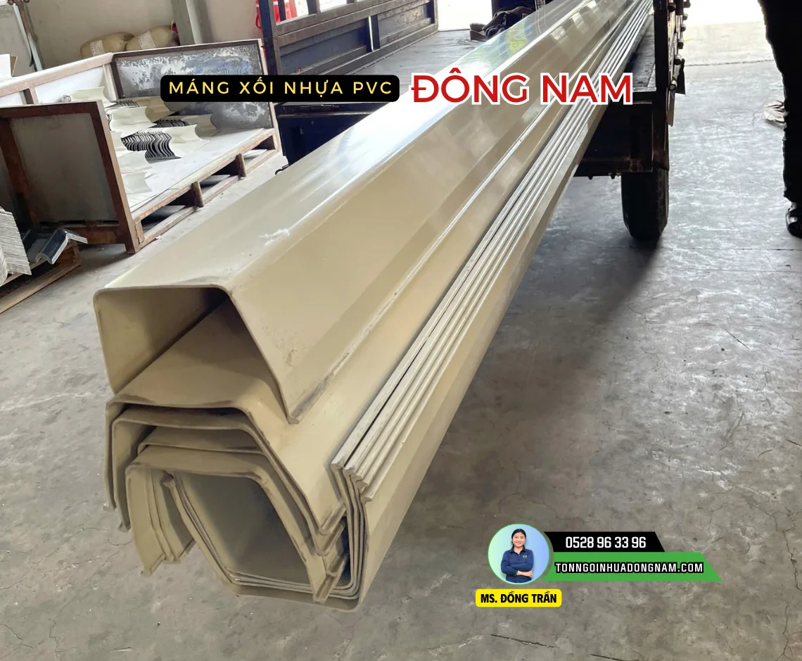 máng xối bằng nhựa