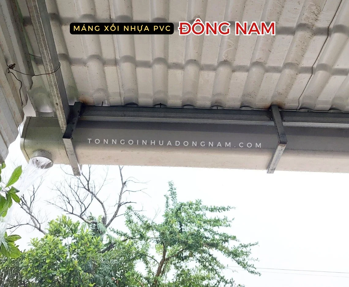 máng xối bằng nhựa