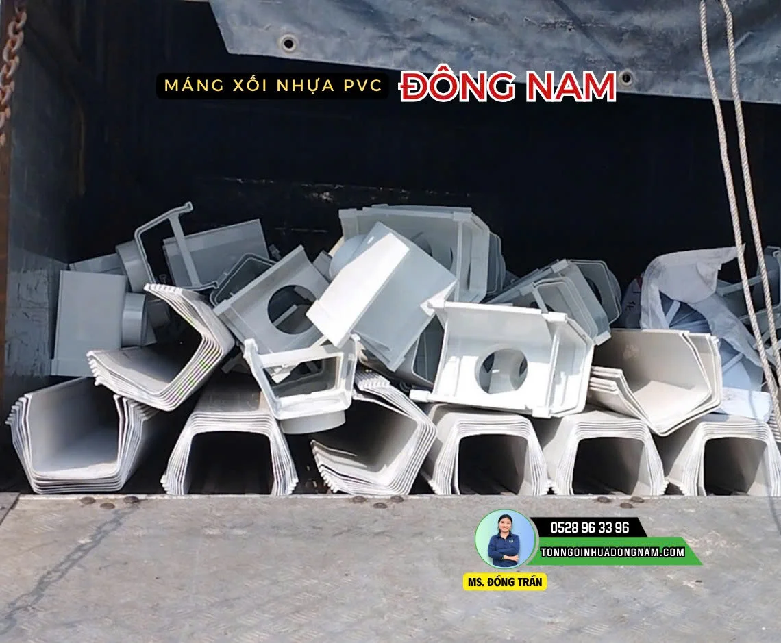 máng xối nhựa PVC