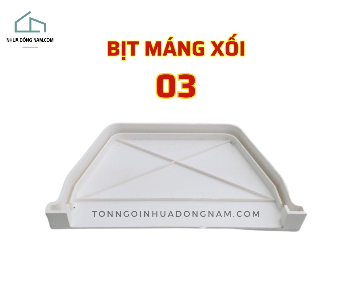 NẮP BỊT MÁNG XỐI NHỰA PVC