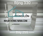 Máng Xối Nhựa PVC Size Lớn