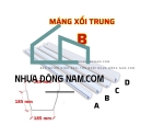 Máng Xối Nhựa PVC Size Trung